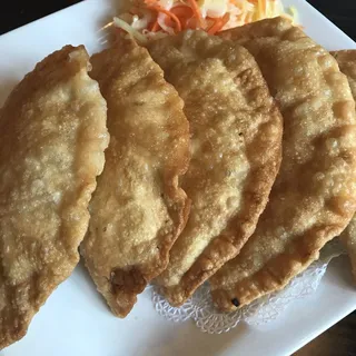 khuushuur(flat fried dumpling)