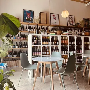 Inside drinking/dining area