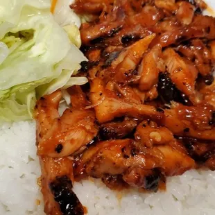 spicy chicken teriyaki