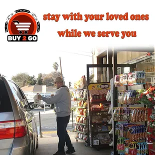 a woman at a grocery store