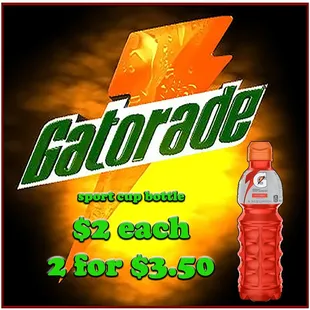 a picture of a bottle of gatorade