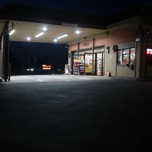 outside