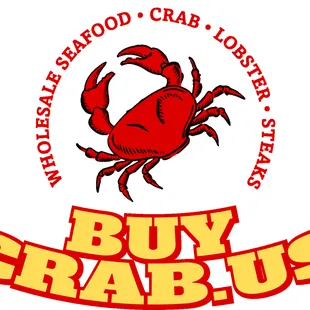 a red crab on a white background