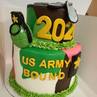 Army Bound cake