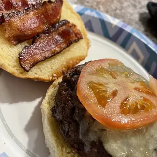 Bacon and ground beef