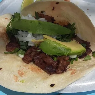 Carne Asada Flour add Avacado