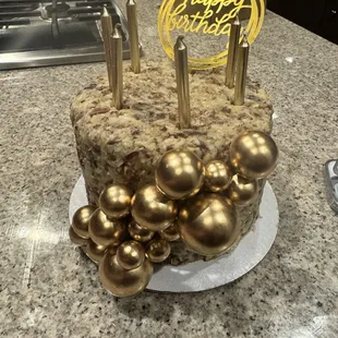 6 in German Chocolate cake (added my own decoration)