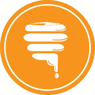 an orange and white beehive