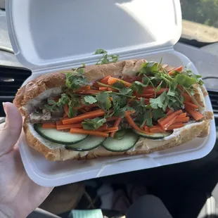 Banh Mi - Huge, fresh, and delicious.