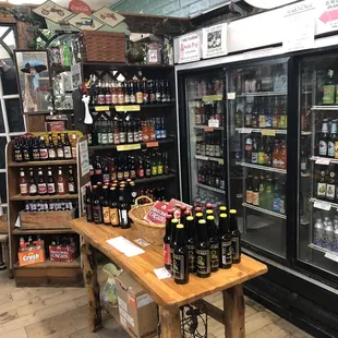 Old fashioned sodas &amp; beer