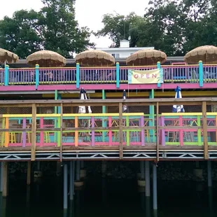 Lower Deck where the bands perform.  Including full stocked bar.