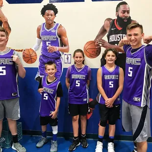 We have Jersey Day on Wednesdays. You can see who is popular in the 9-1-6