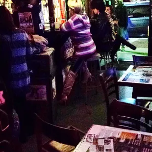 A random weeknight in 2013