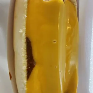 Chili cheese dog..