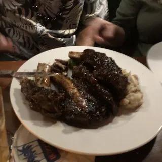 B B Q Beef Ribs Choice Of Rice Or Fries