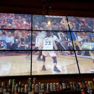 Big Screen.  Endless beers.  What more can you ask for?