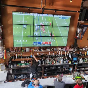 That's Patrick with the nice hair