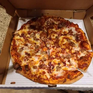 The Meatlovers Pizza. Delicious.