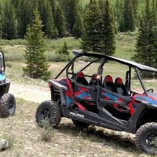 Explore the Collegiate Peaks with one of our Side by Sides or Atvs