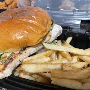 Ben's Grilled Mahi Mahi Sandwich.