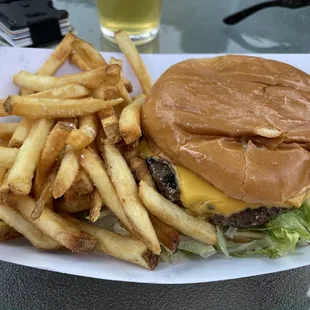 Burger looks good - just was undercooked