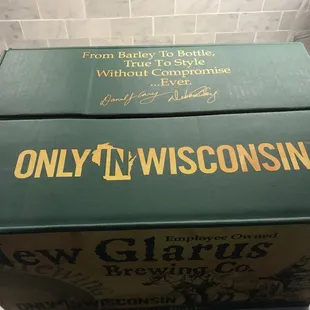 a box of beer