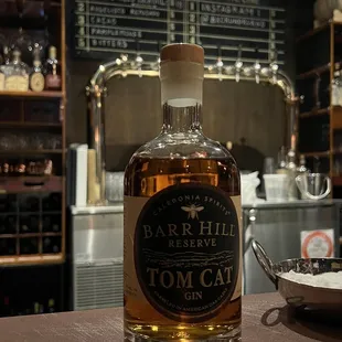 Tom cat gin used in a bees knees, provides an almost Smokey honey quality to the gin