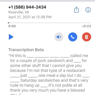 Obviously you can't hear the hostility through the photo