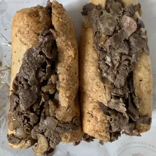 Cheesesteak with mushrooms