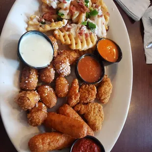 Ultimate appetizer platter