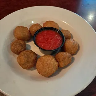 Breaded mushrooms