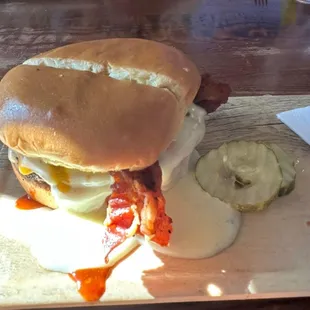 The Messy Queso Burger