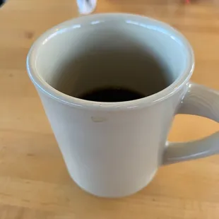 a cup of coffee