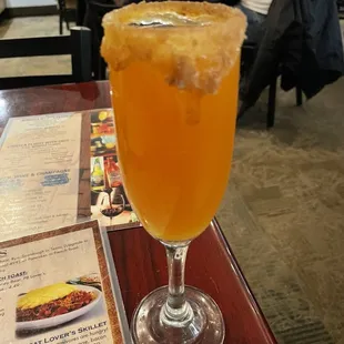 Specialty Mimosa for Fall, it's Apple Cider