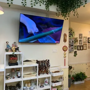 Inside of the shop