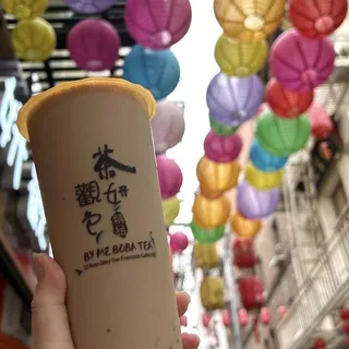 A5. Red Beans Grass Jelly Milk Tea