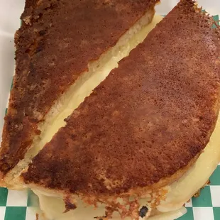 Grilled cheese... definitely didn't skimp on the cheese!