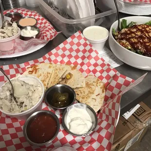 Our famous "Southwest Quesadillas"