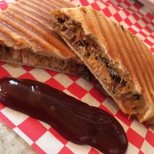 BBQ pulled pork panini!