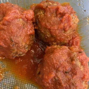 Meatballs on the side