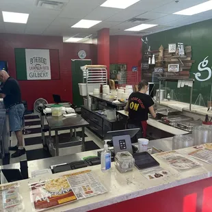 Ed and Connie hard at work