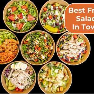 Best fresh salads in town!