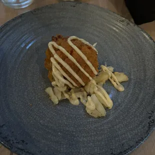 Maryland crab hush puppy