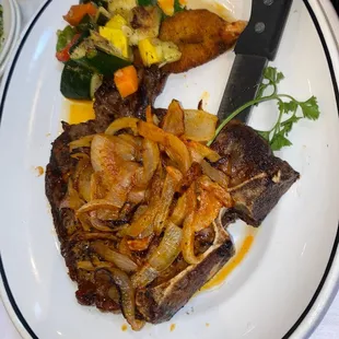 T-Bone with mix veggies