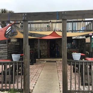 Here's our waitress and the chef!