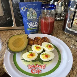 Breakfast with juice