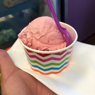 Strawberries and milk $3.50