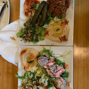 Mezze Maza Combo Platter Falafel Combo Platter