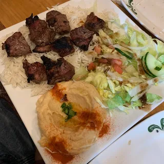 Lamb Tawook Combo Platter