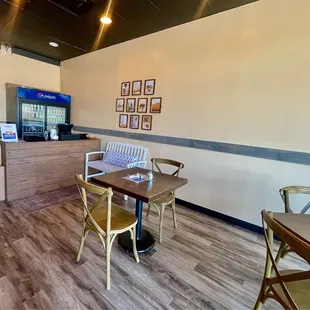 Inside the restaurant